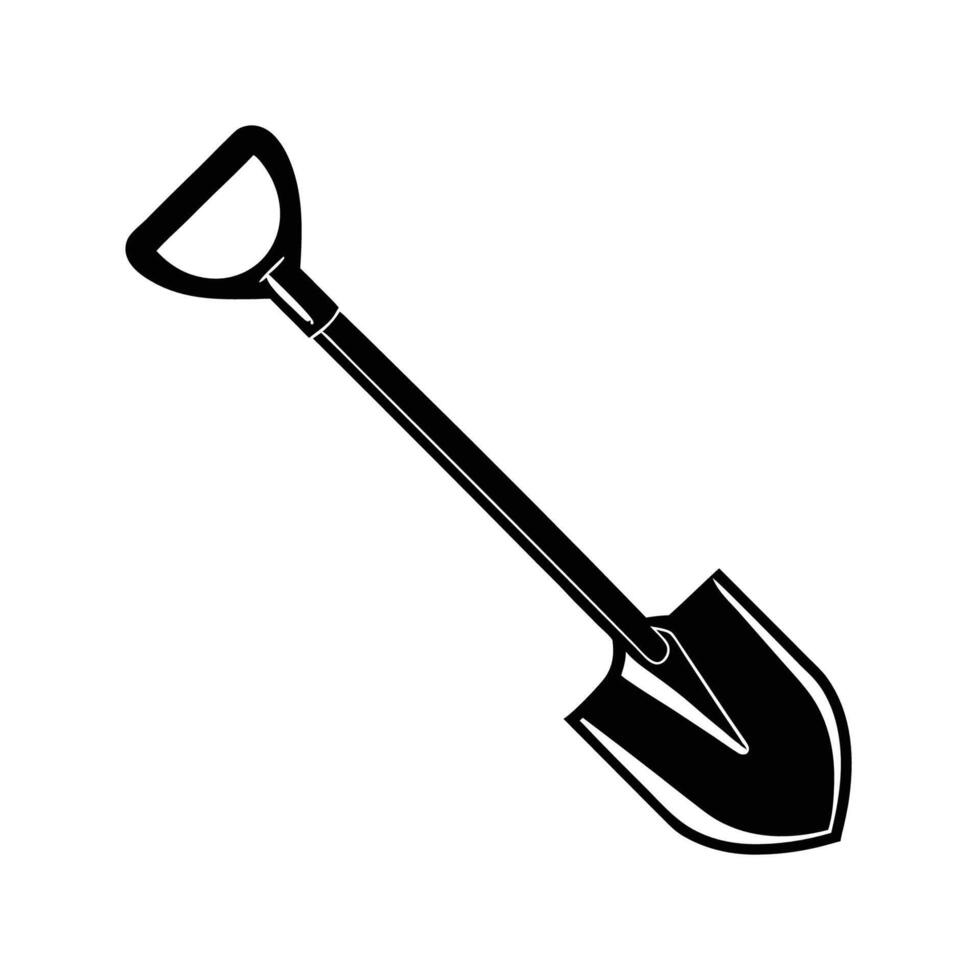 Hand Tool Shovel Manual Labor Essential vector