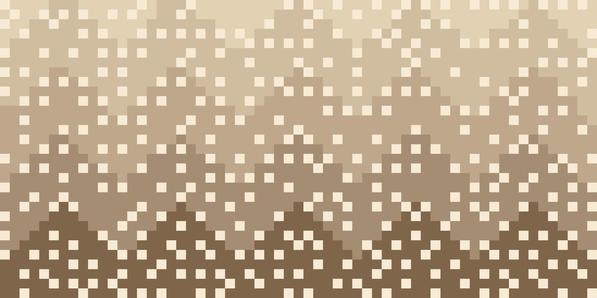 Abstract wave pixel art background. vector