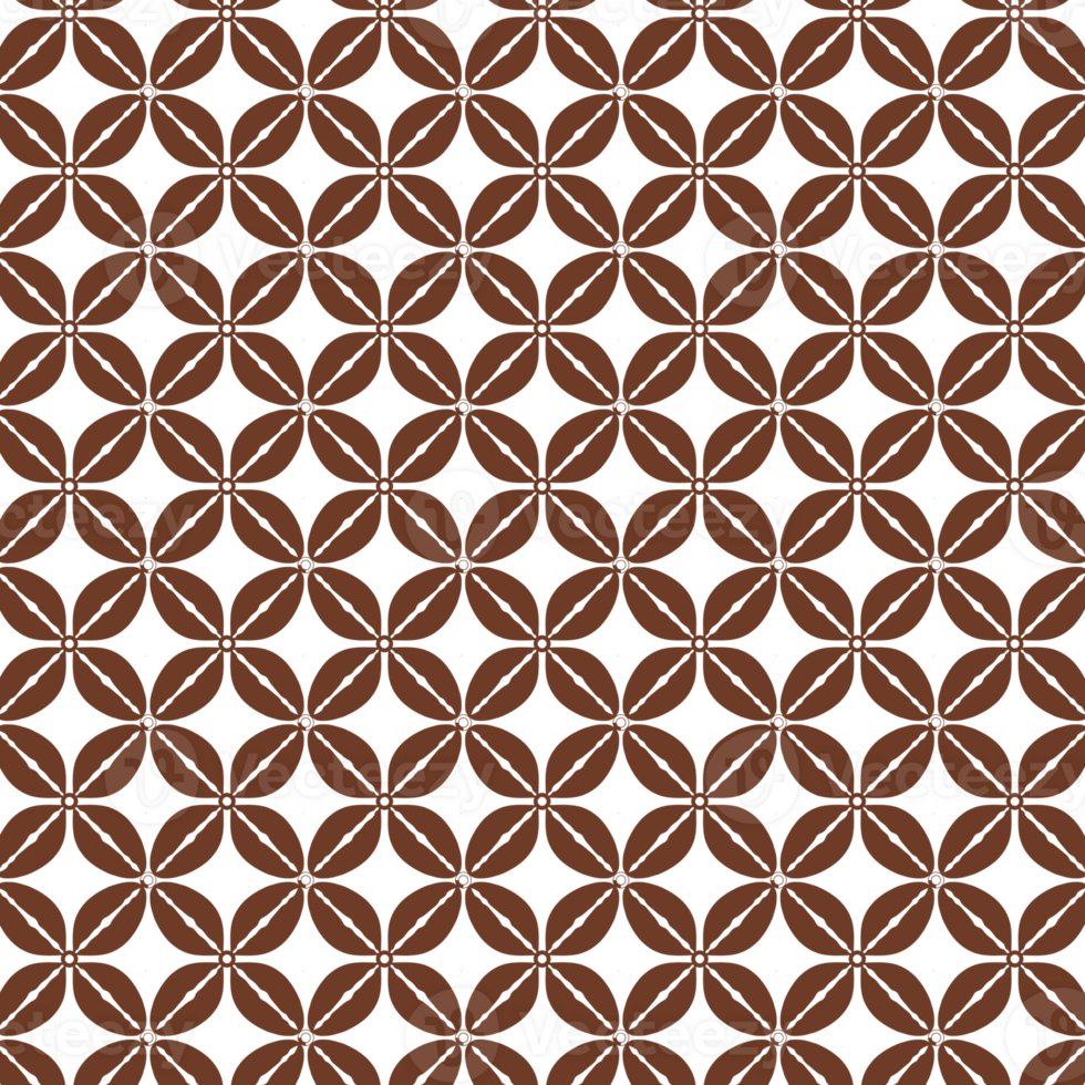 A brown and black pattern with circles batik Indonesian traditions pattern png