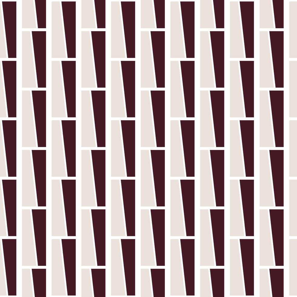 Illusion seamless pattern with geometric shape in monochrome color vector
