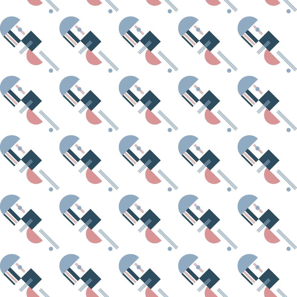 A pattern with a man holding a hammer vector