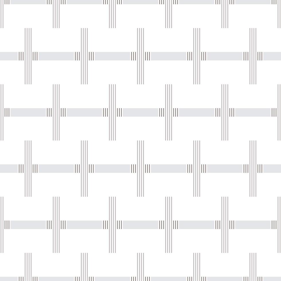 Line seamless pattern inapired by classic stripes and plaid motifs with monochrome color vector