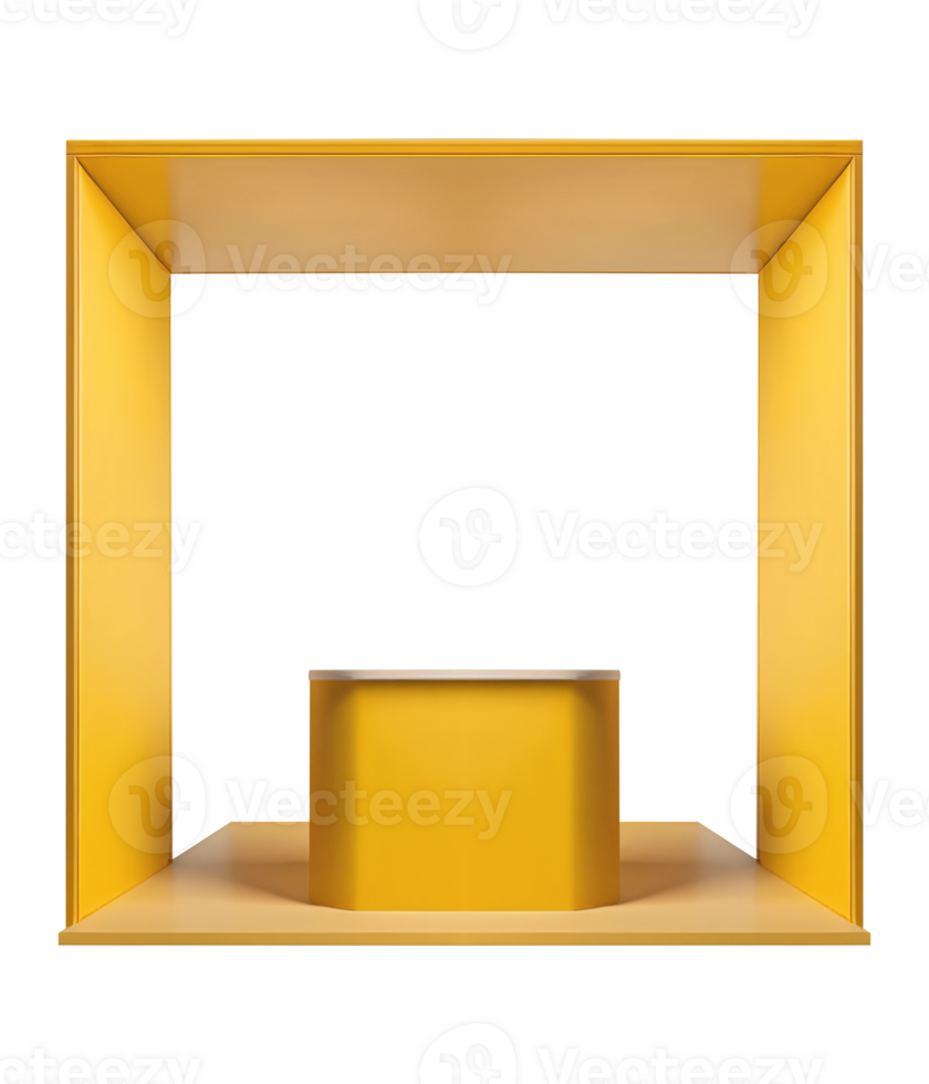Event Booth Front Store Retail Shop for Mockup Design Background Exhibition png
