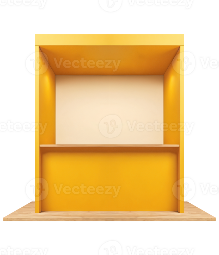 Event Booth Store Front Mini Retails Shop for Mockup Design Exhibition Showcase Display Product png