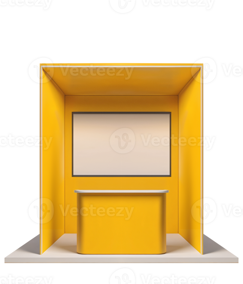 Store Front Retail Shop Mini Display Product Stand and Exhibition Showcase Mockup png