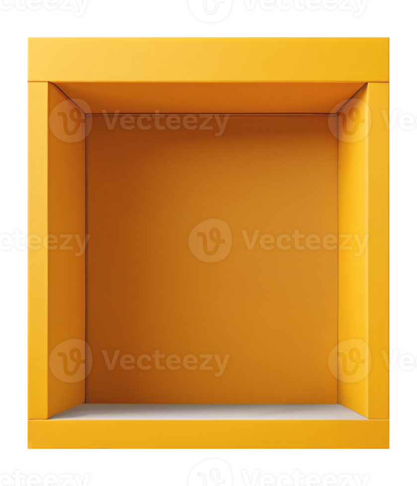 Yellow Box Booth Store Front Product Display for Event and Exhibition png