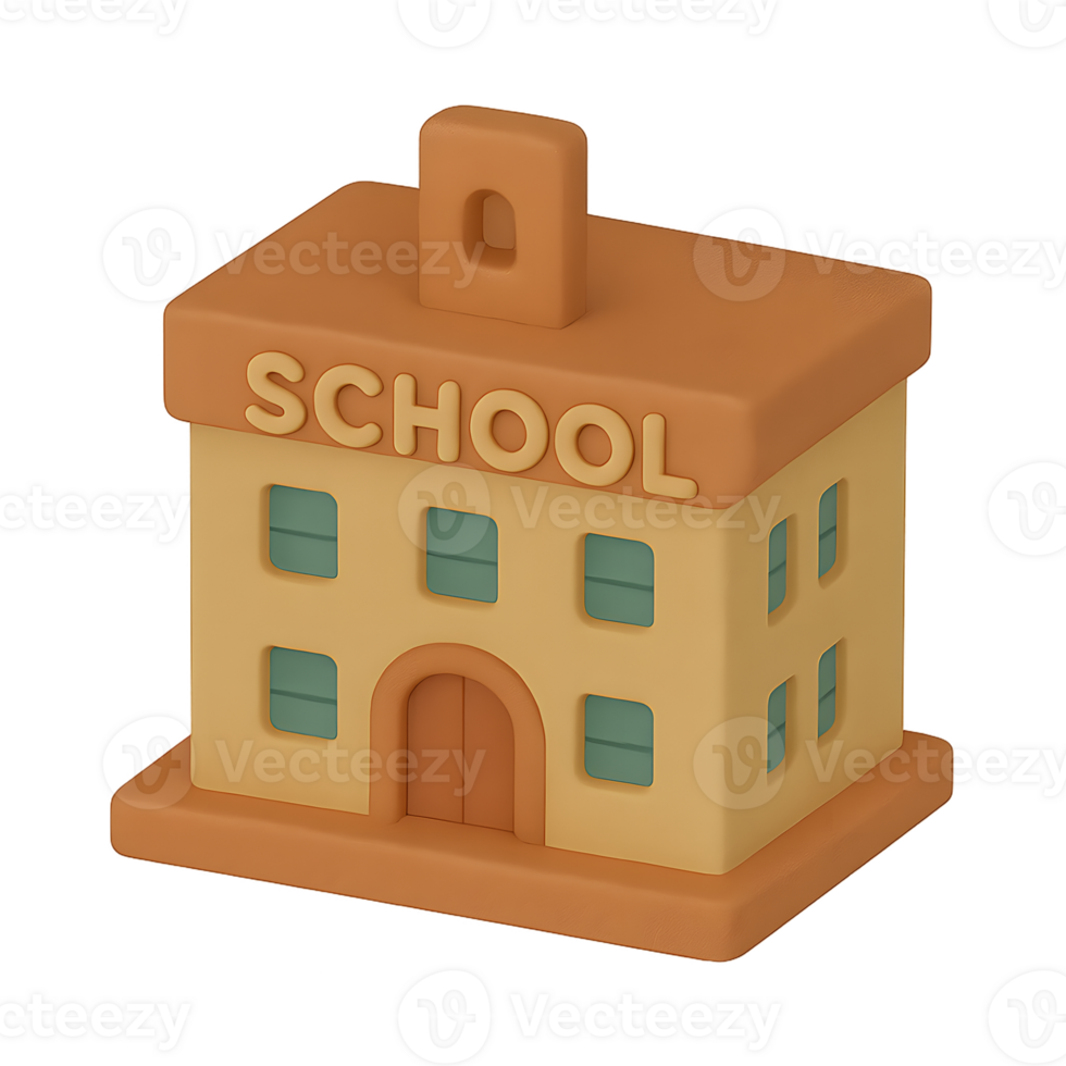 School building icon png