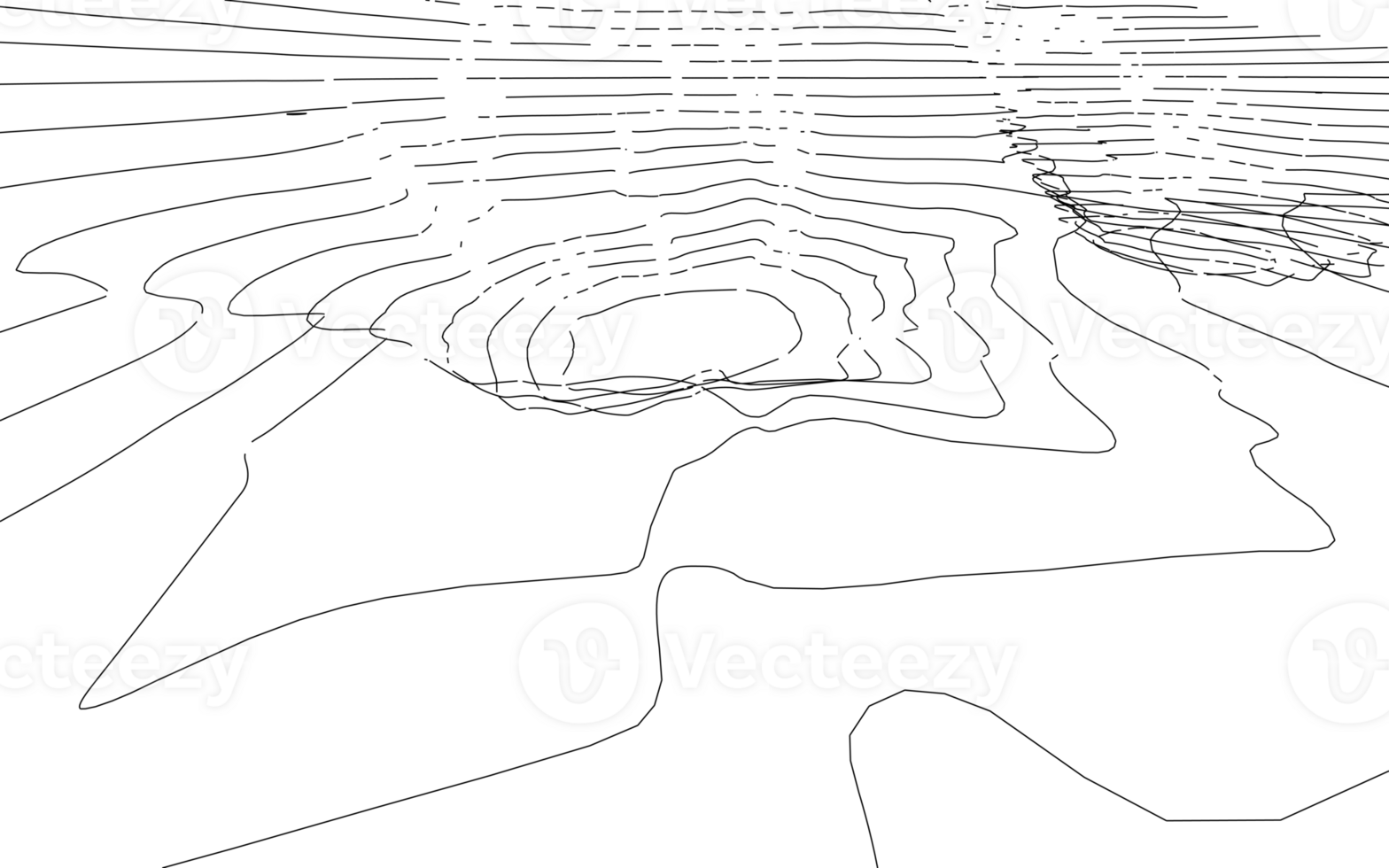 Wireframe surrounding contour. Topographic element pattern for background. Landscape topography contour line and layer. Illustration graphics. png