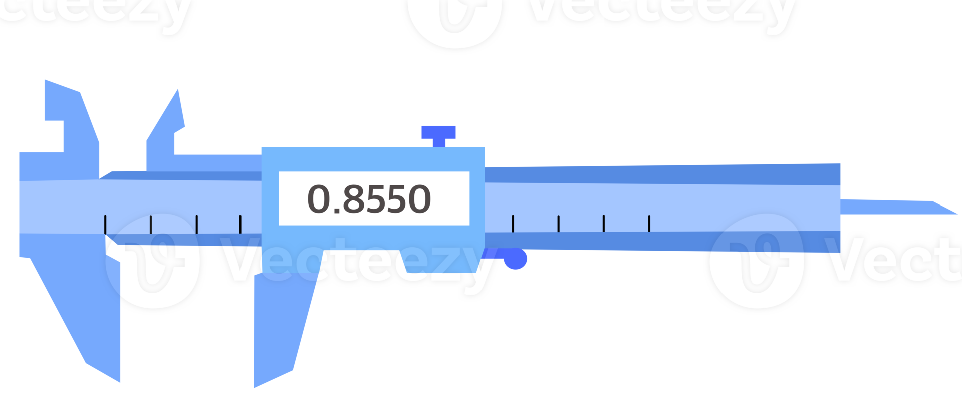 Digital Vernier Caliper, A precision measuring tool used to measure the length, depth, and internal or external diameters of objects with high accuracy png