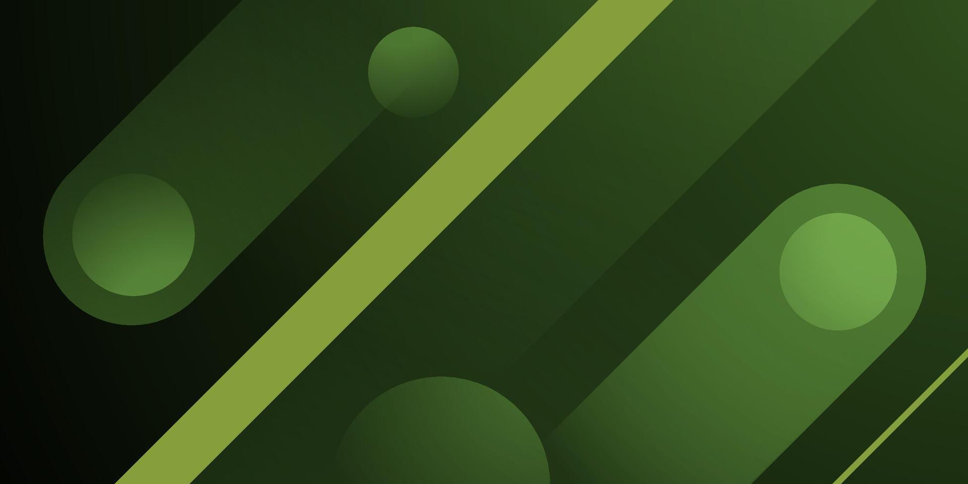 Abstract dark green dynamic background. Overlap shapes background pattern design. Cool banner background. vector