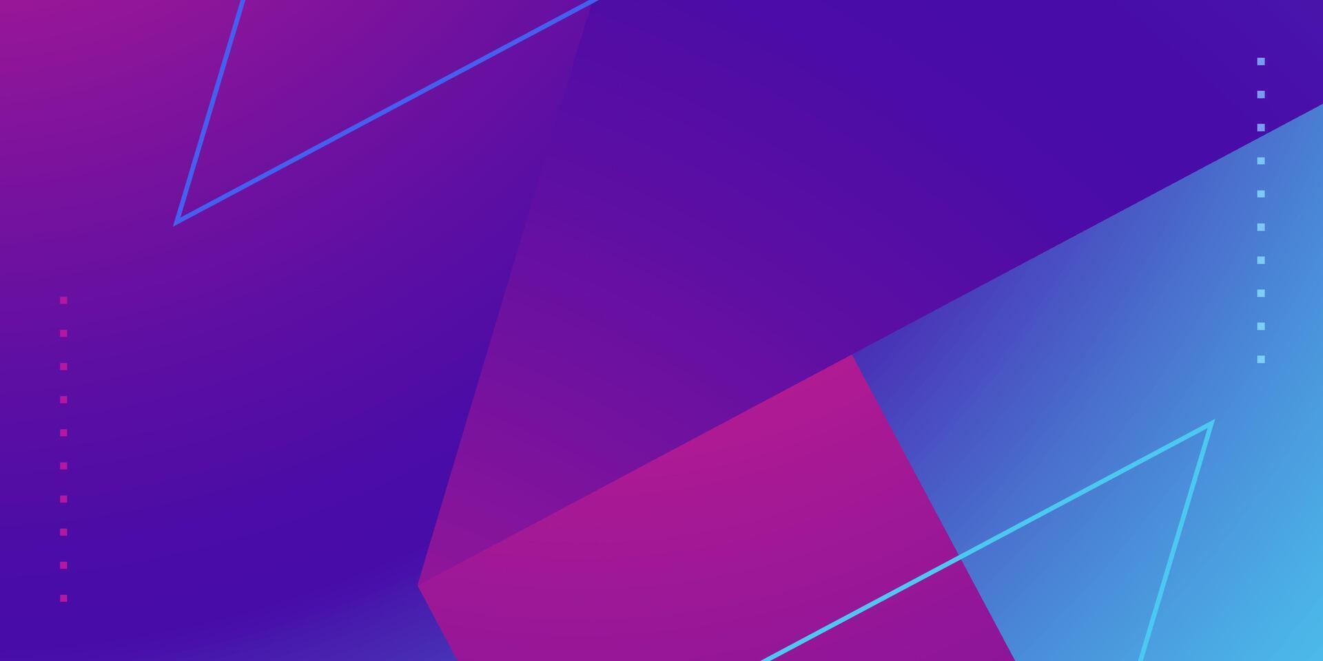 Abstract colorful gradient blue, purple, and pink background. Overlap arrow concept pattern design. vector