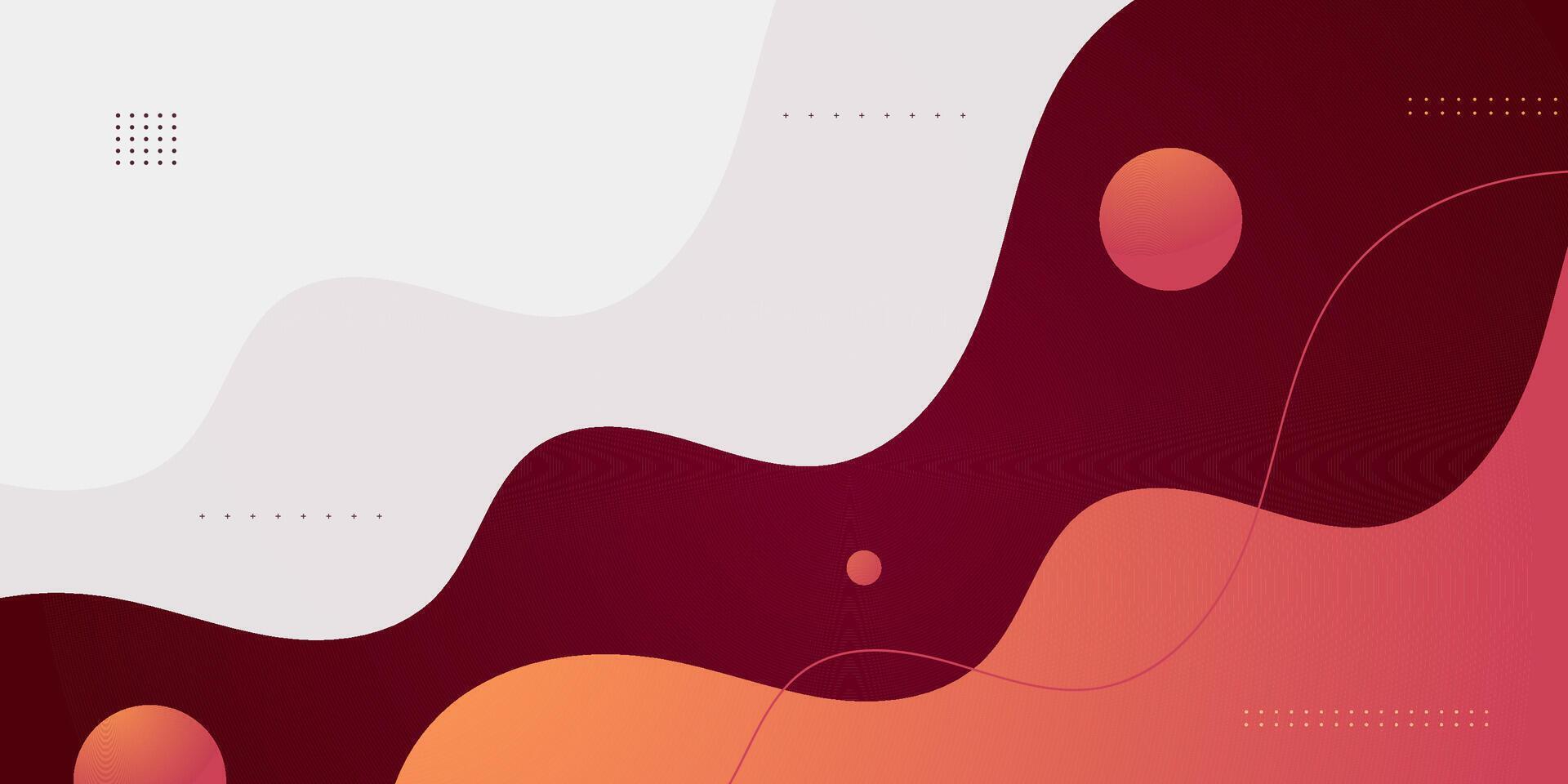 Abstract bright banner background . Brown wave pattern on white background design. vector