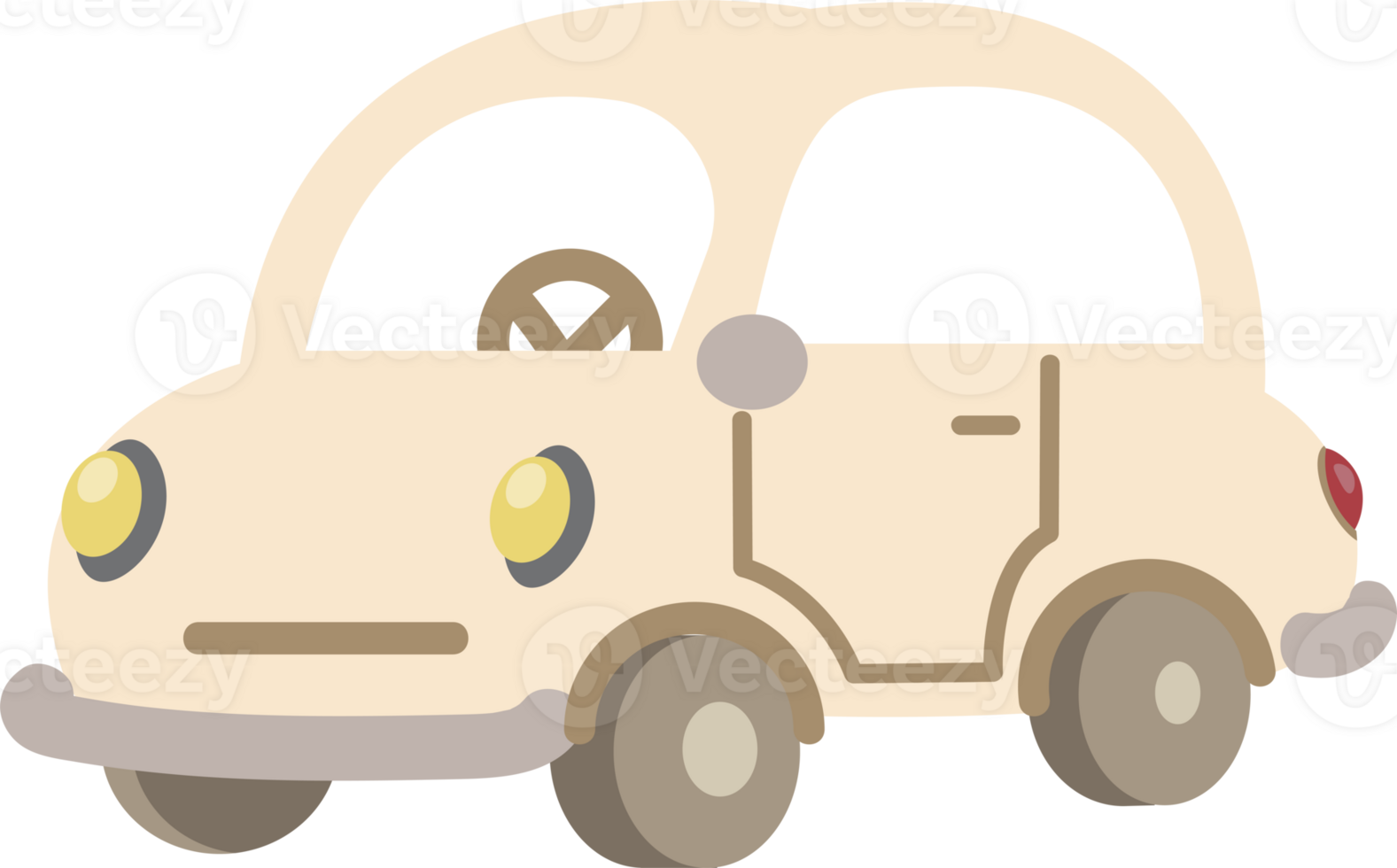 Cream Colored Car png