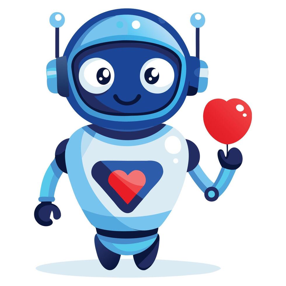 Tomorrows Tech Advanced Droid Graphics vector