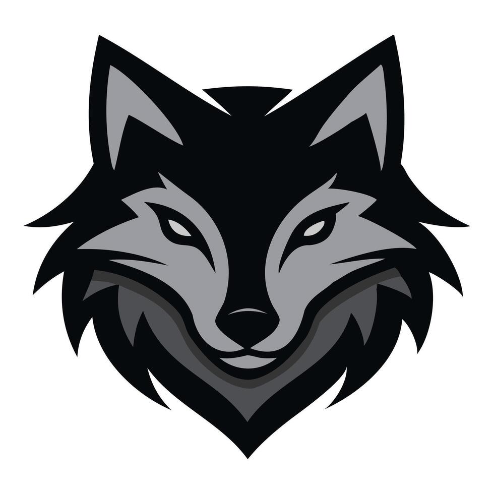 Fierce Fox Head Mascot Logo Design vector
