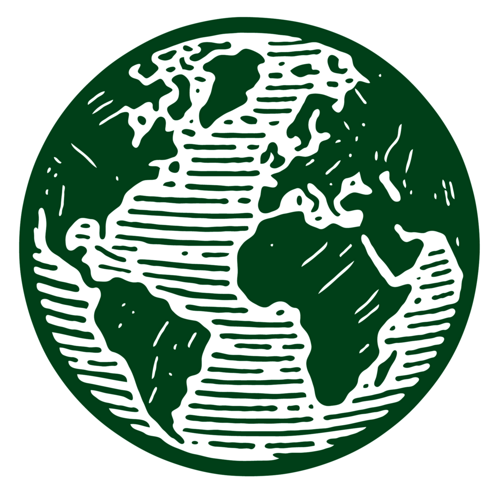 Earth planet logo. World map Globe Drawing. Hand drawn Earth Globe Sketch. Illustration Blue Planet. Representation Earth's Continents and Oceans. png