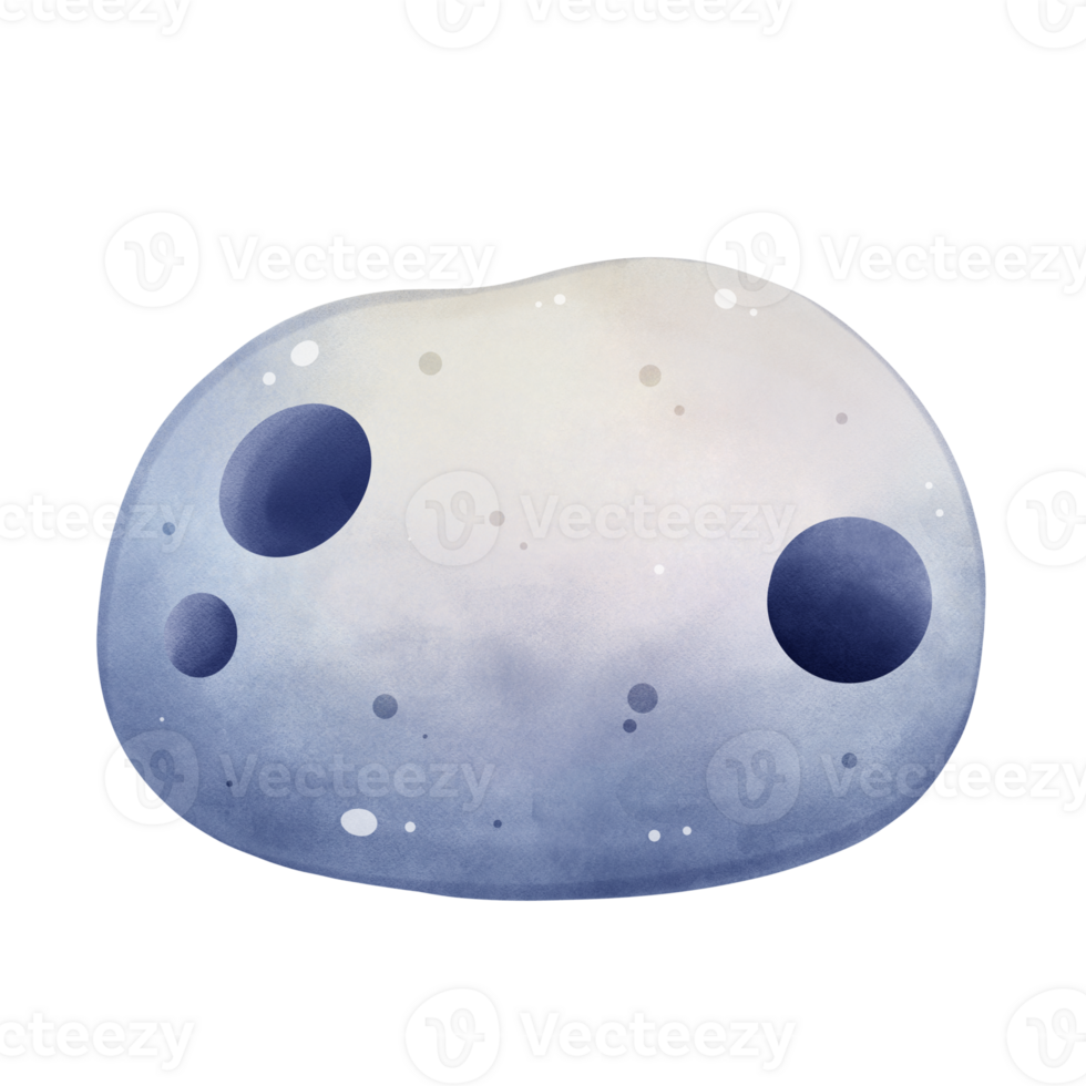Blue Rock Clipart For Decoration png