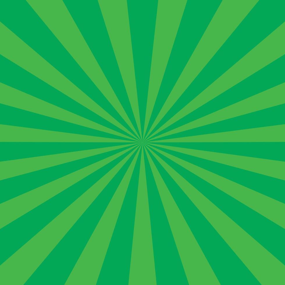 Sunlight rays are green and light green, the background of a circular pattern banner vector
