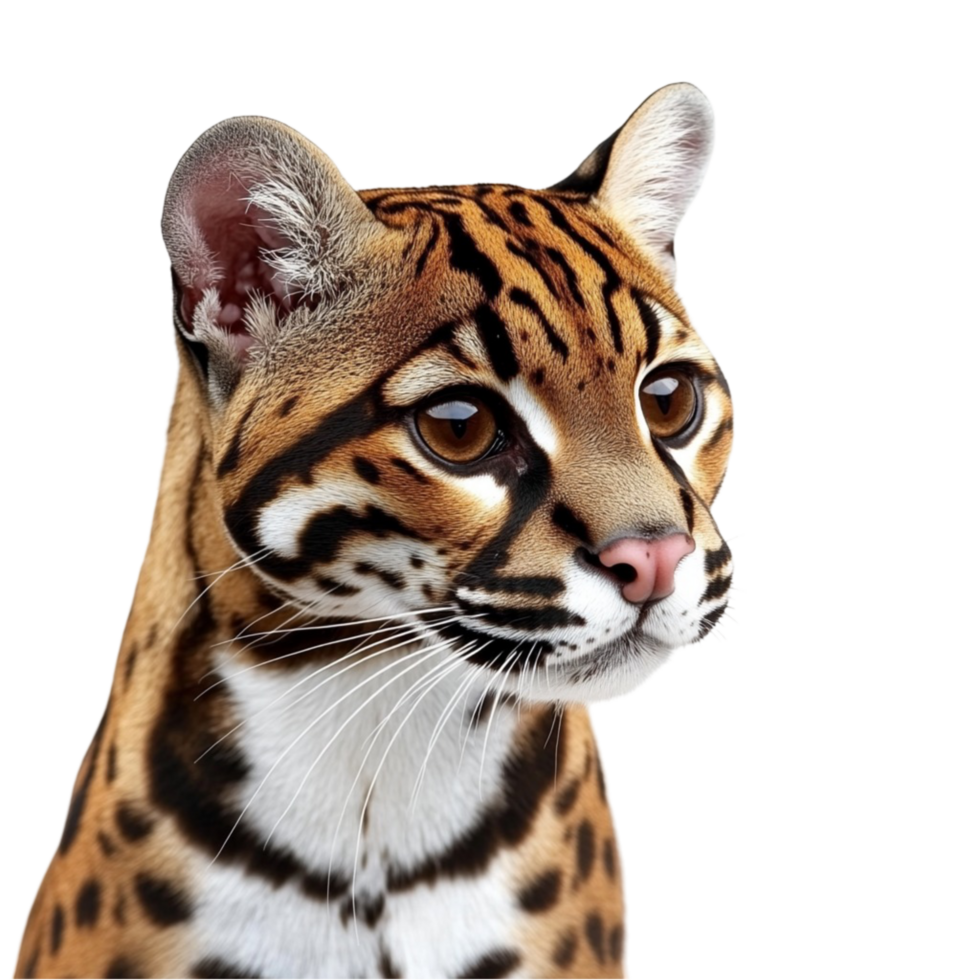 Majestic Leopard Laying Down On A transparent Background In A Resting Pose png