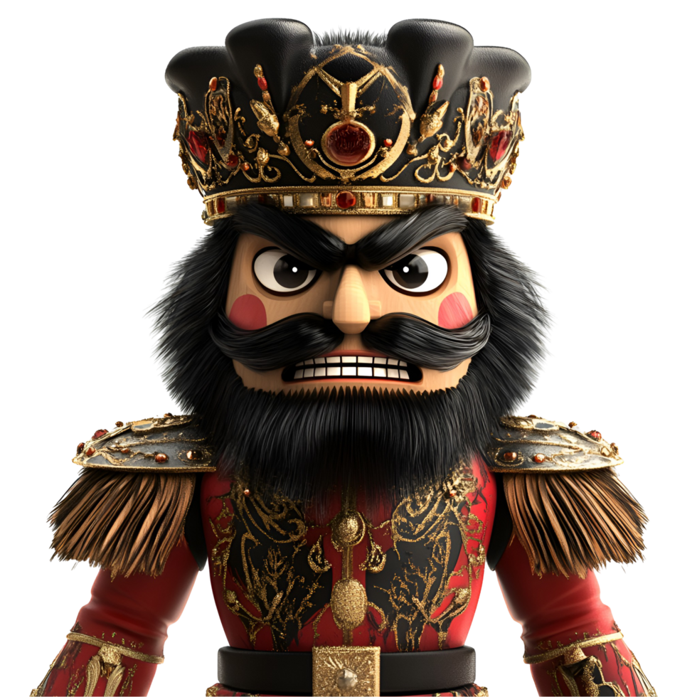 The Nutcracker Prince Standing Tall In Royal Attire png