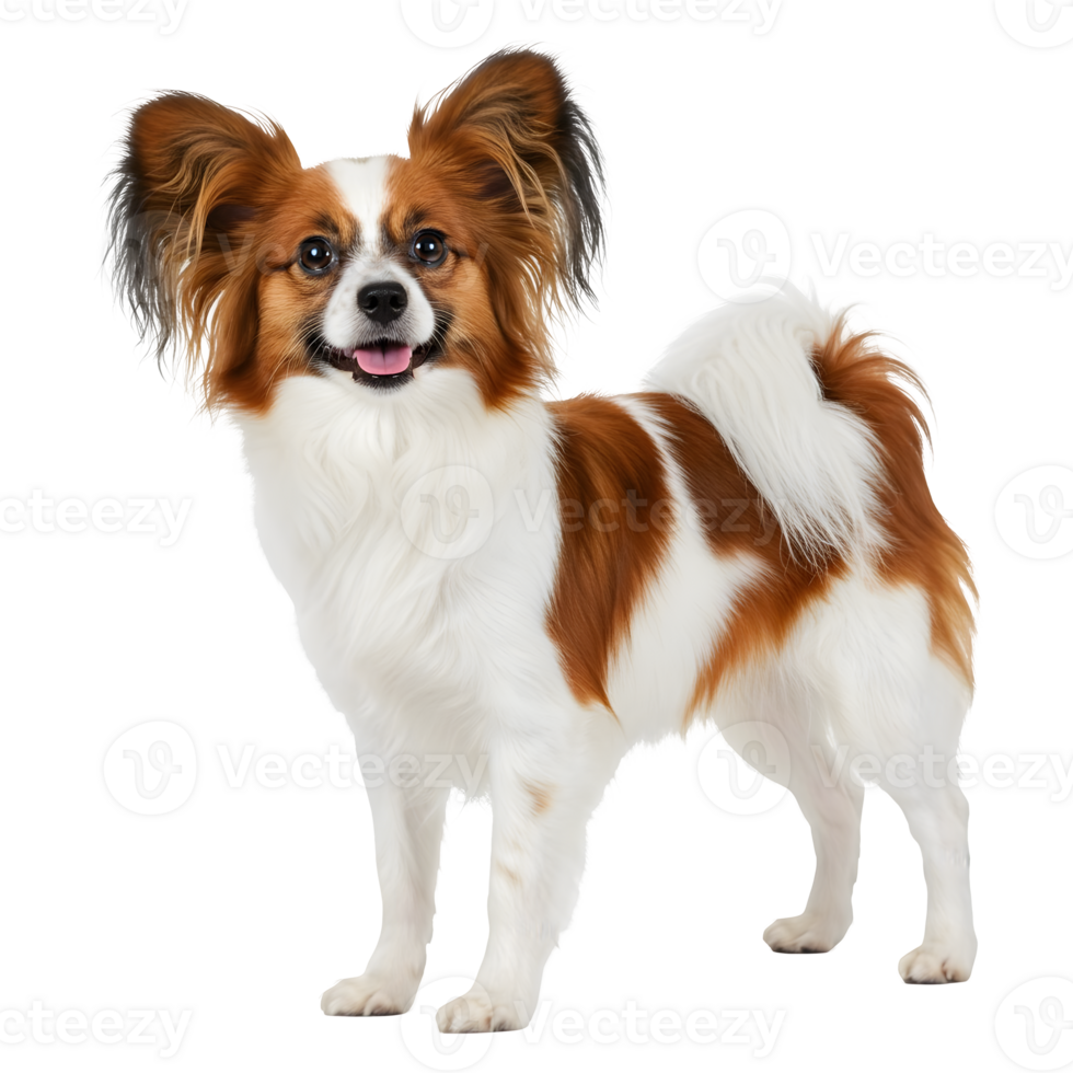 The Adorable Papillon Dog Breed A Stunning Portrait of Elegance and Charm png