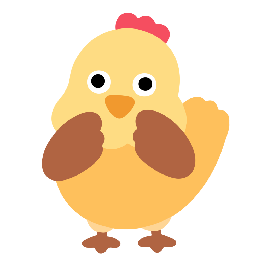 Cartoon of a Chicken png