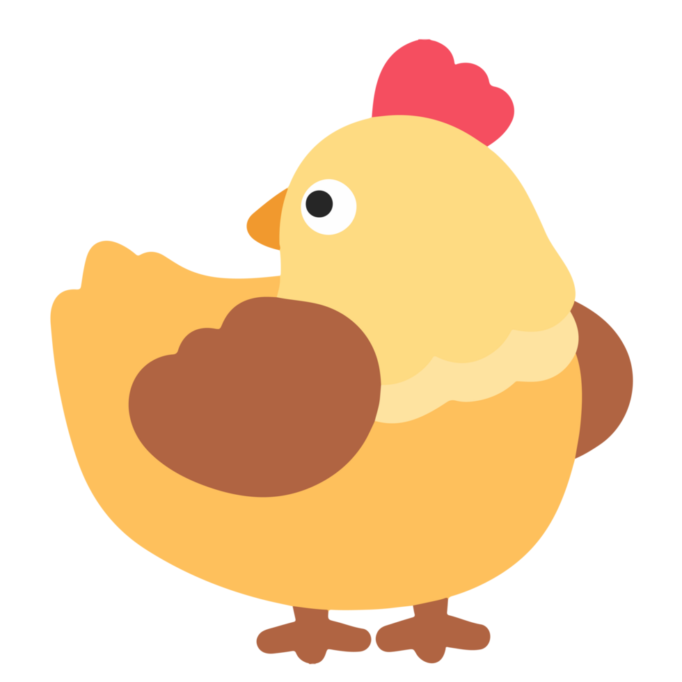 Illustration of a Cute Chicken png