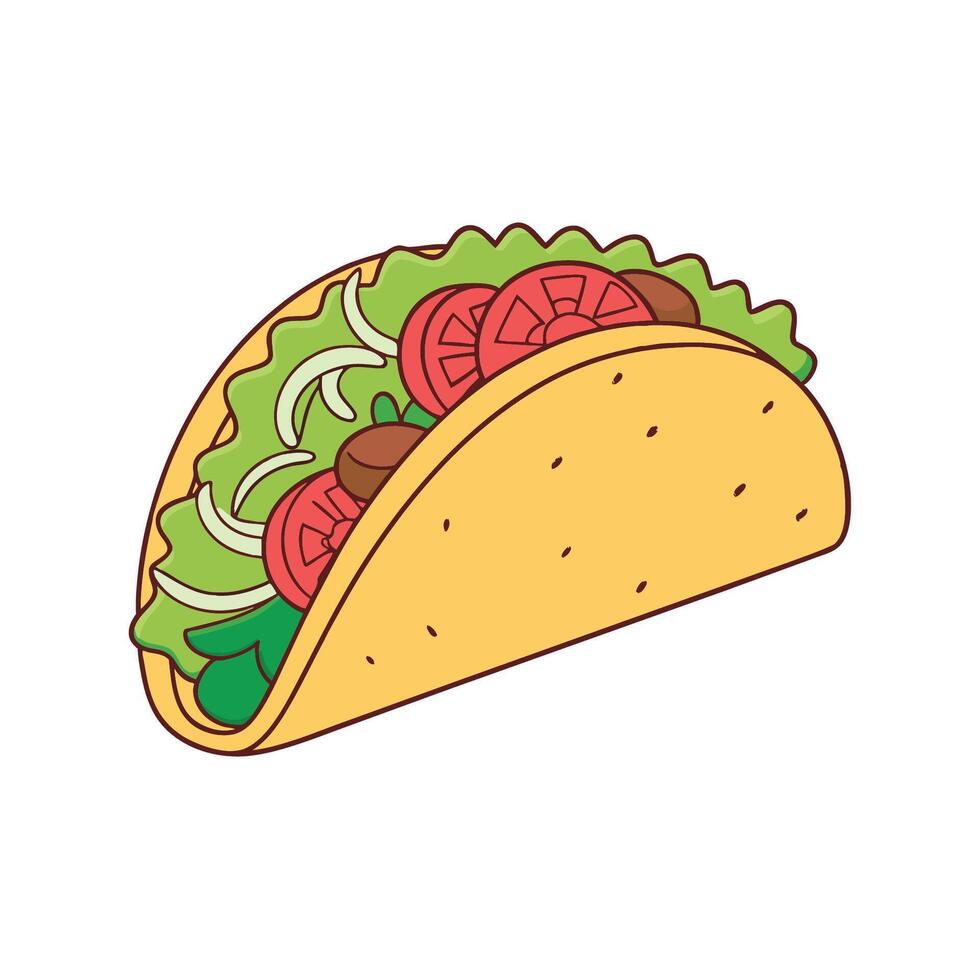 Craving a Taco This Looks So Good vector