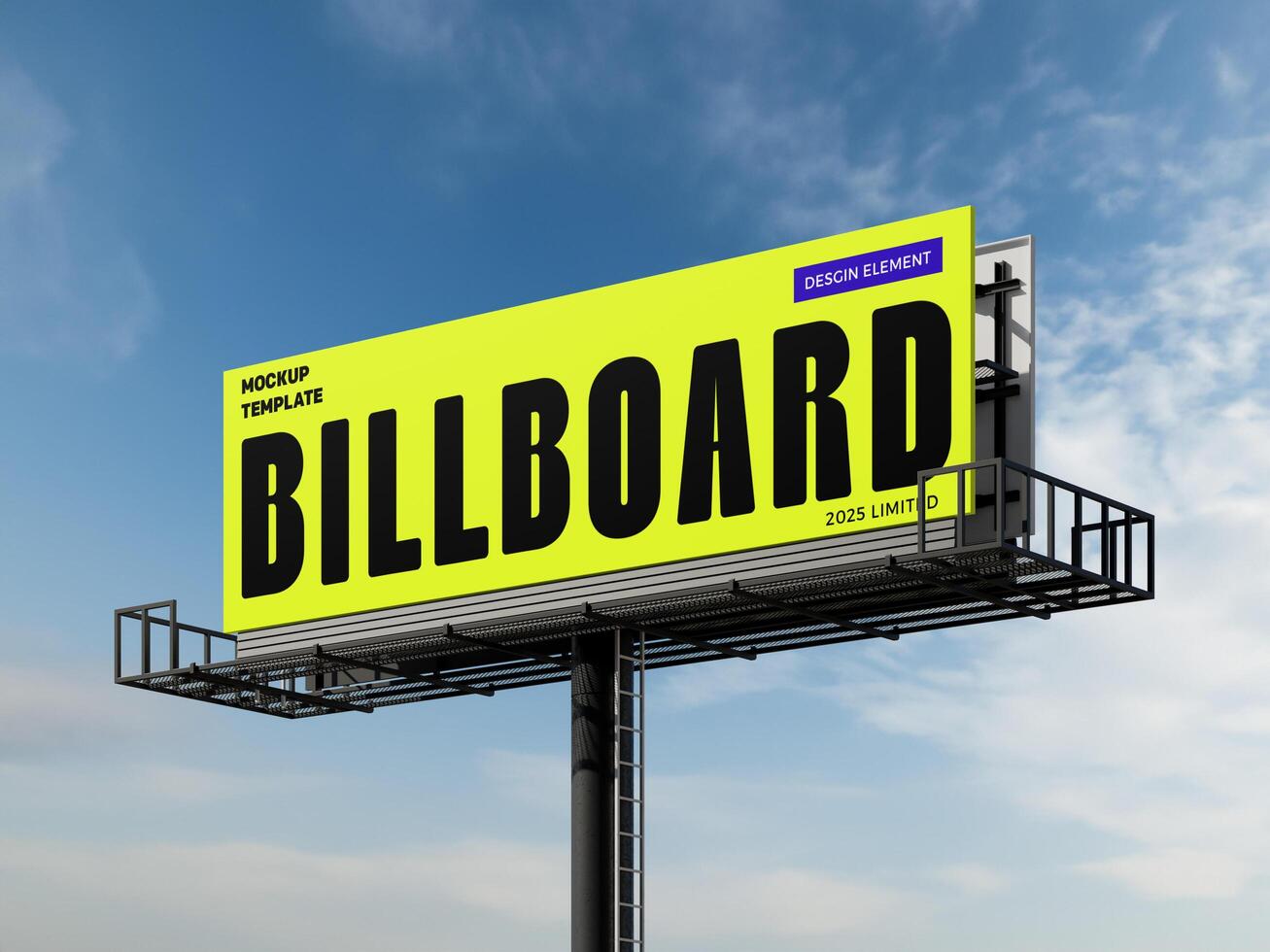 A billboard with the word billboard on it photo