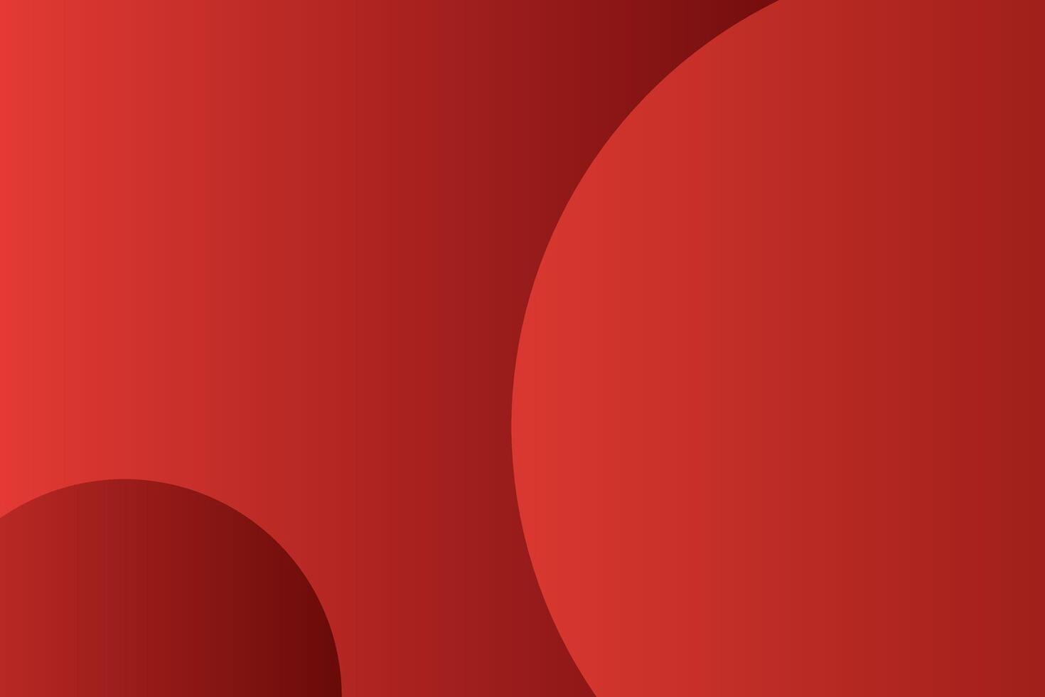 Red Geometric Composition with Overlapping Circles vector