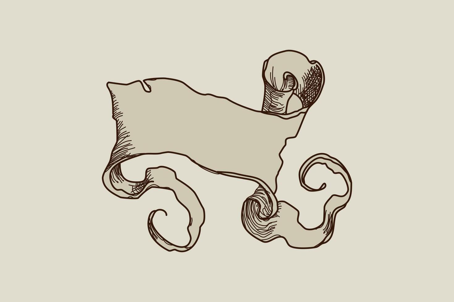 old scroll name tag marauders map blank space vector