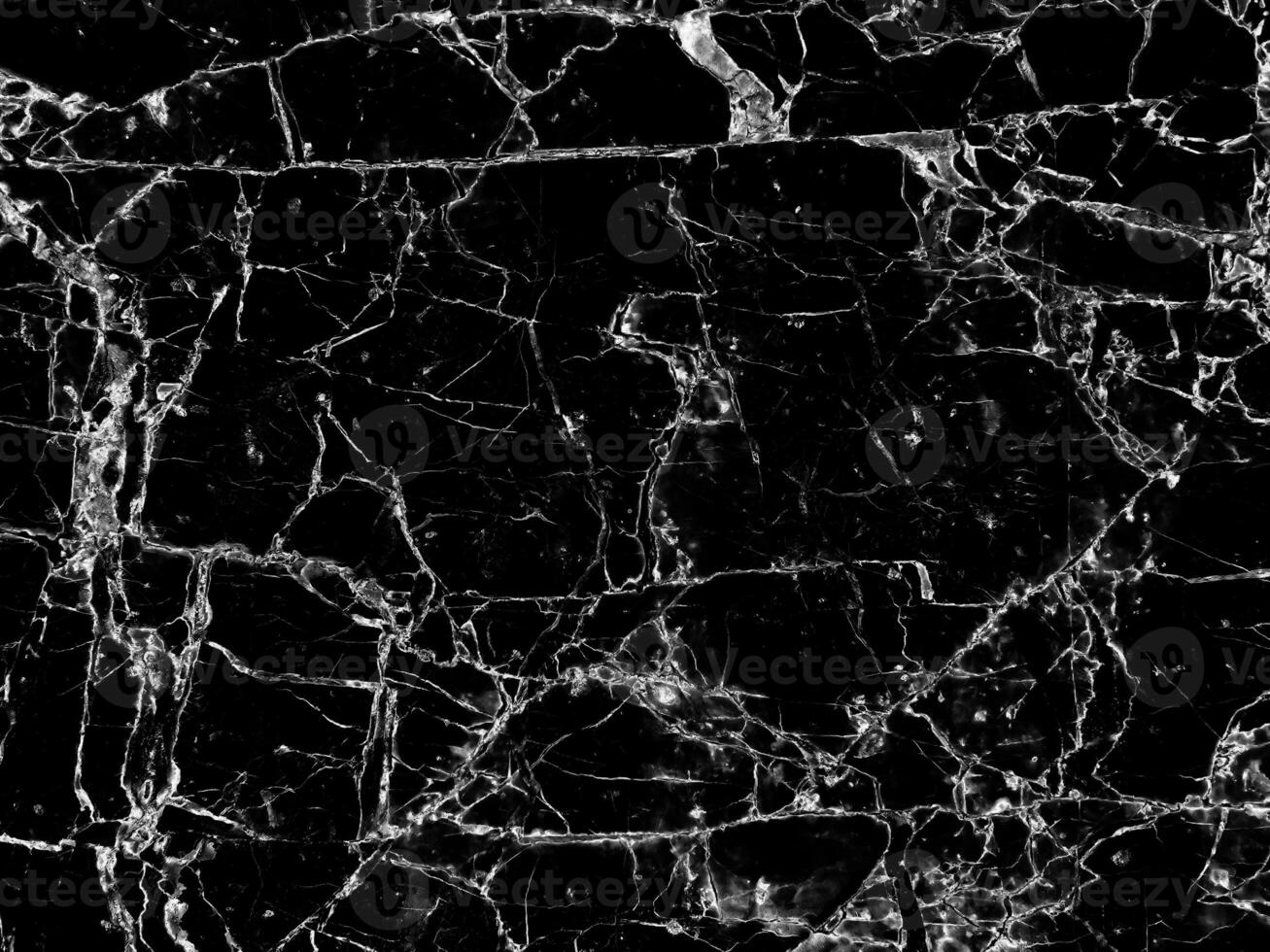 Black Marble with White Veining Background, Suitable for Overlay and Color Cast Effect. photo