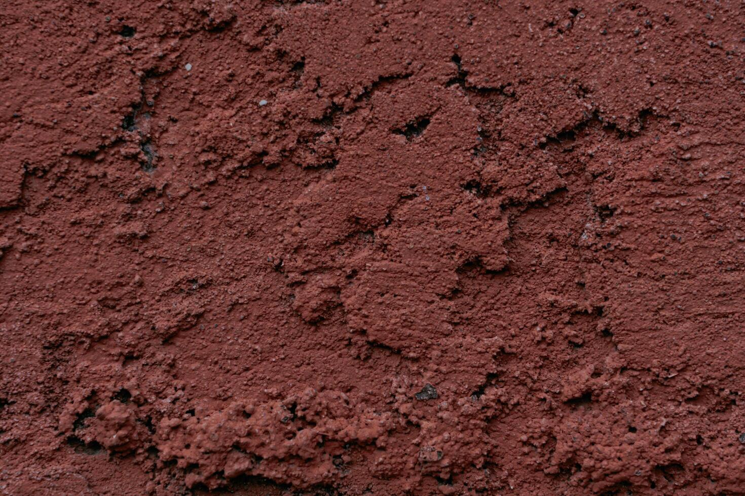 Texture of rough surface brick red of concrete wall background. photo