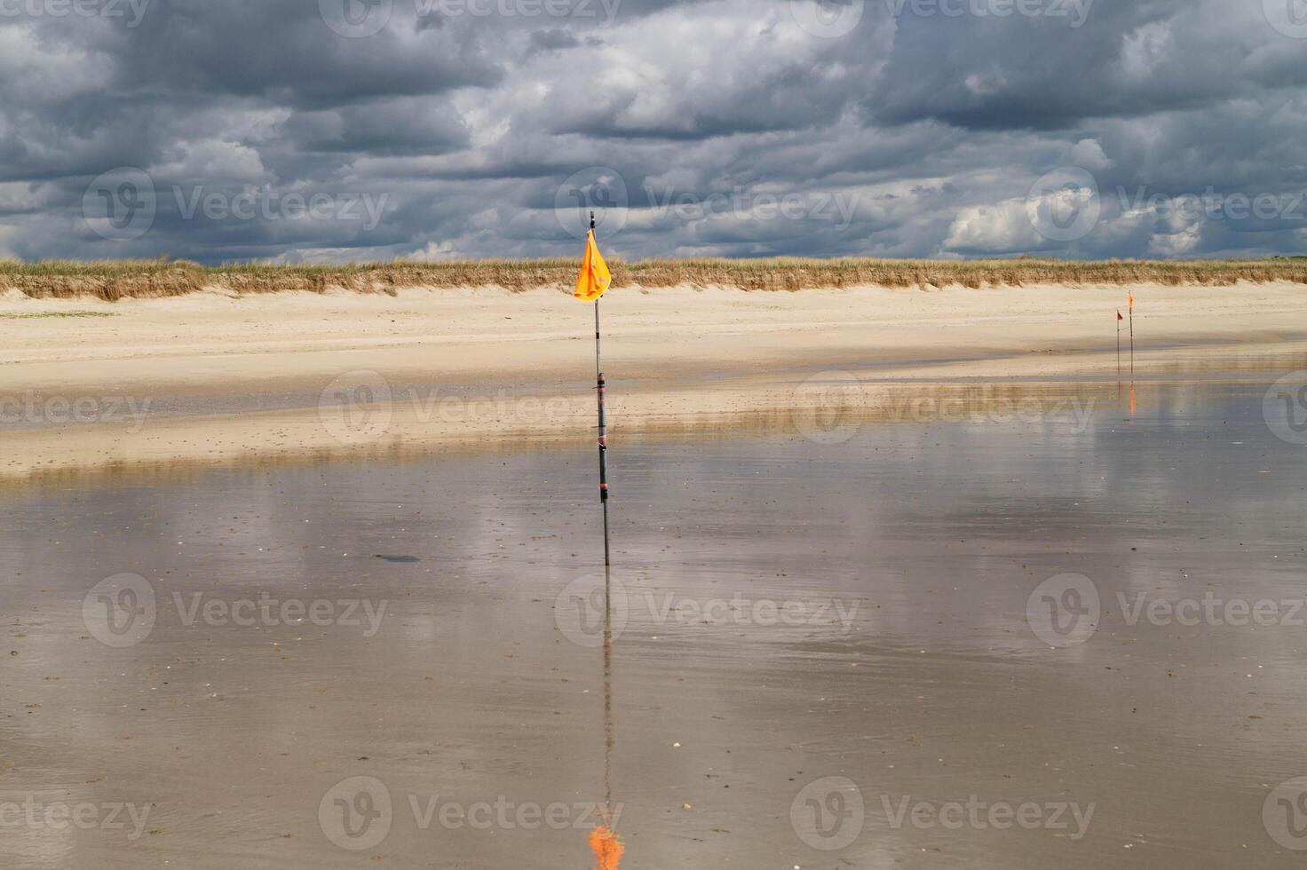 Fishers Flag on the beach of Blavand photo