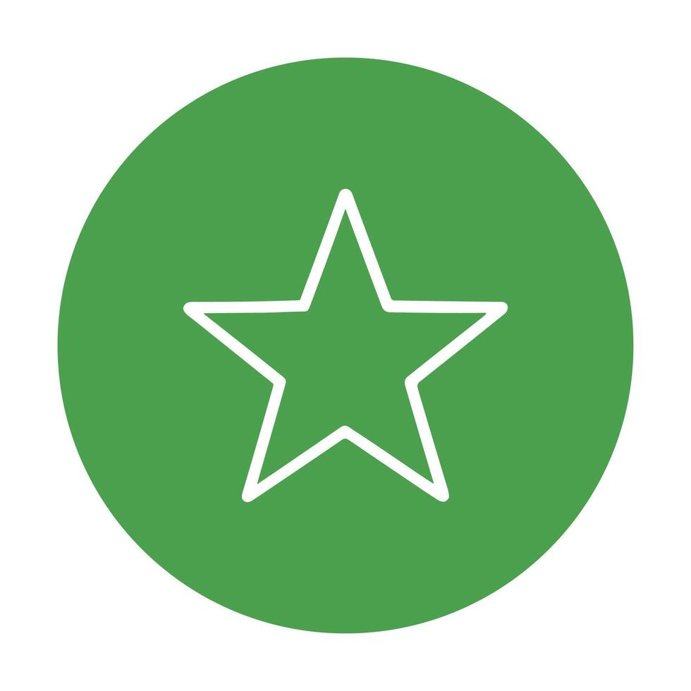 Emerald star icon emblem illustration icon illustration element vector