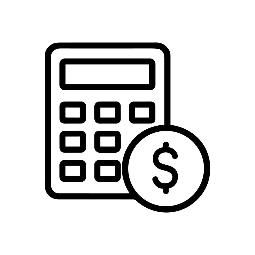 Finance icon Calculating wealth symbol illustration design element vector