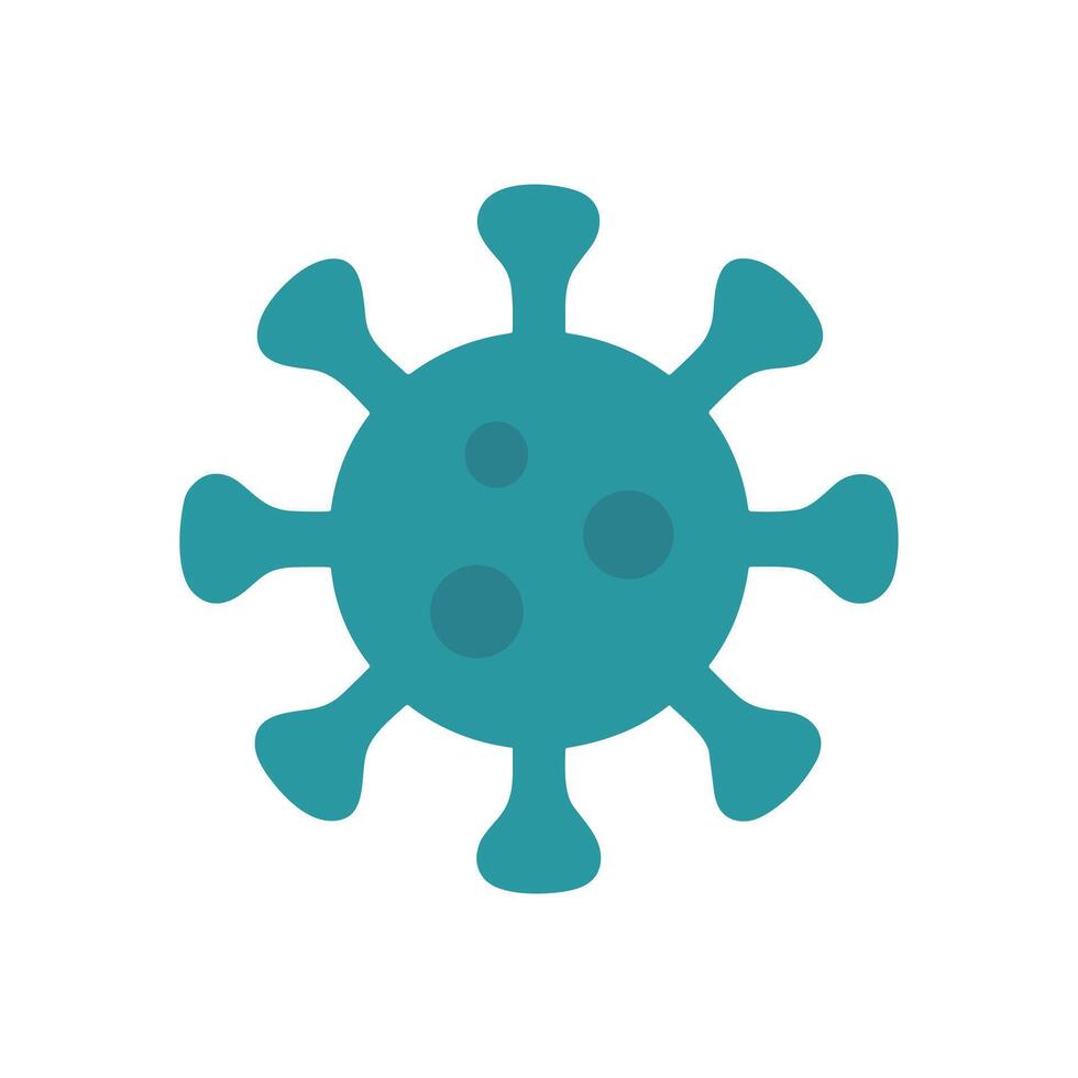 Tealsphere with spikes and spots vector