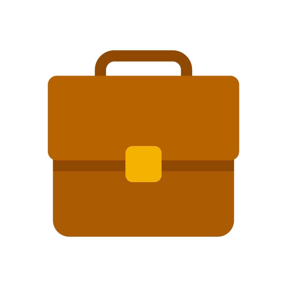 Business briefcase icon stands tall illustration design element vector