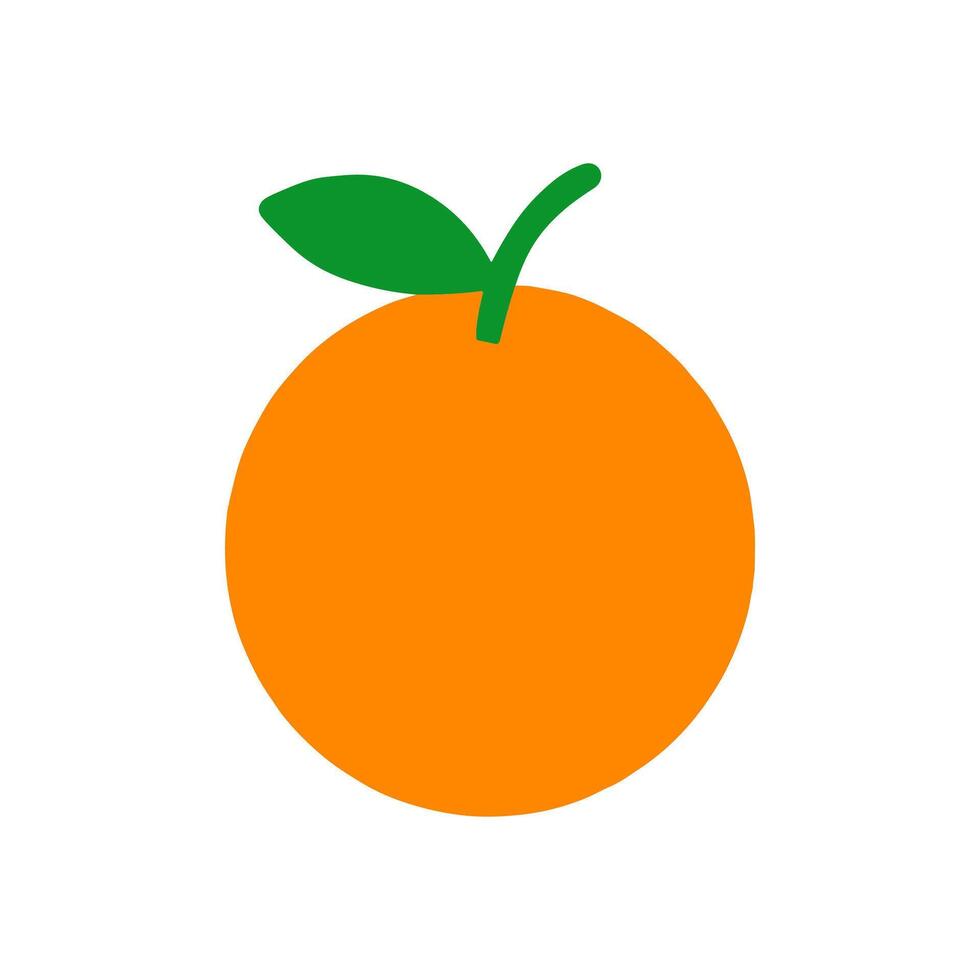 Zesty citrus fruit with green leaf illustration design element vector