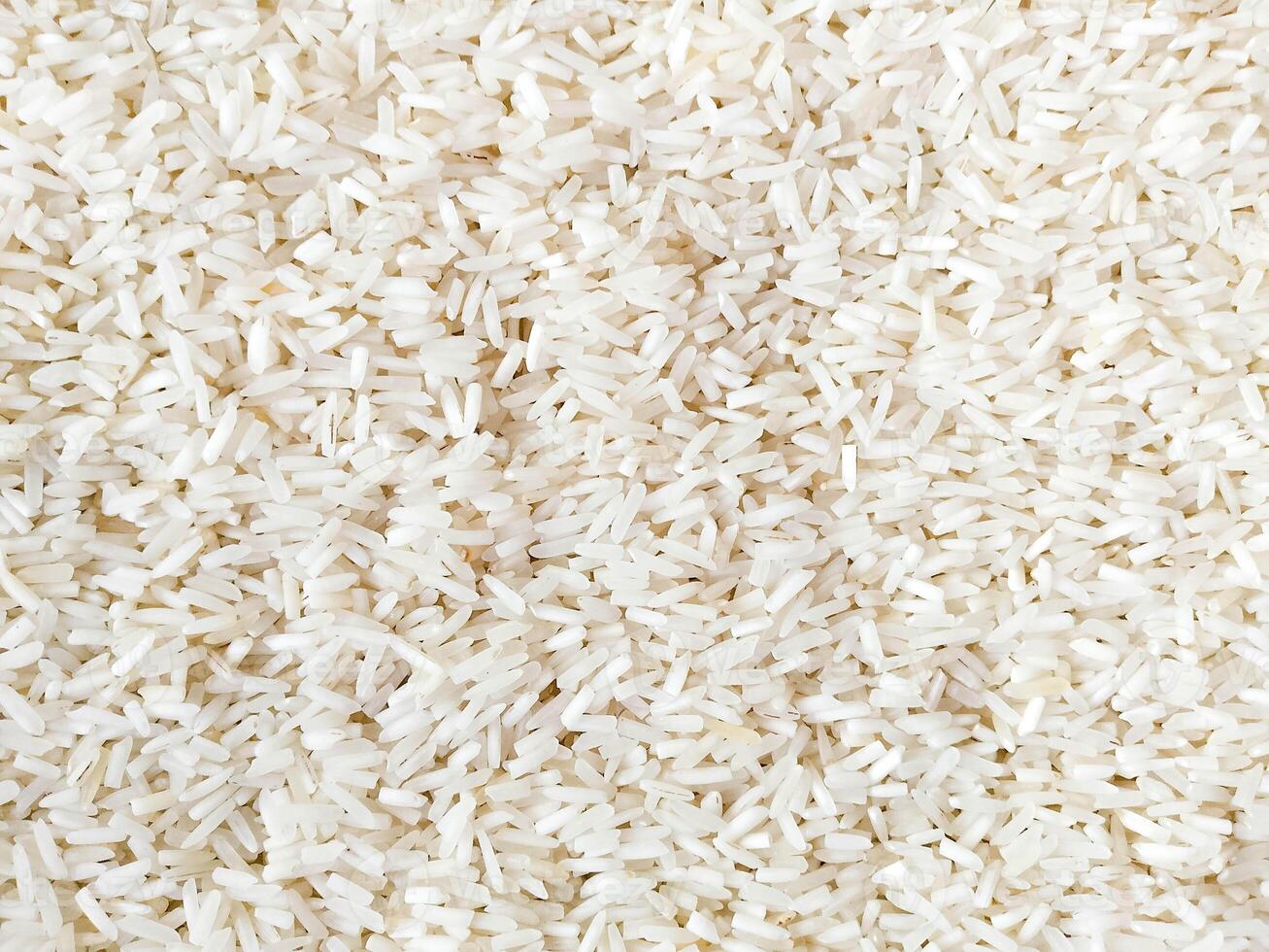Uncooked organic Rice Top View Background photo