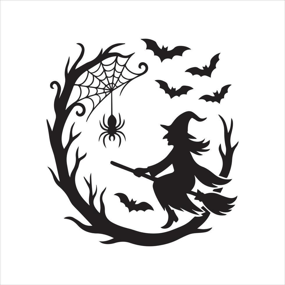 Haunted House Frame vector