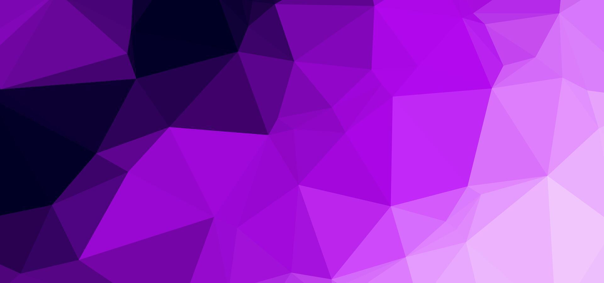 Purple abstract geometric background with triangular shapes vector