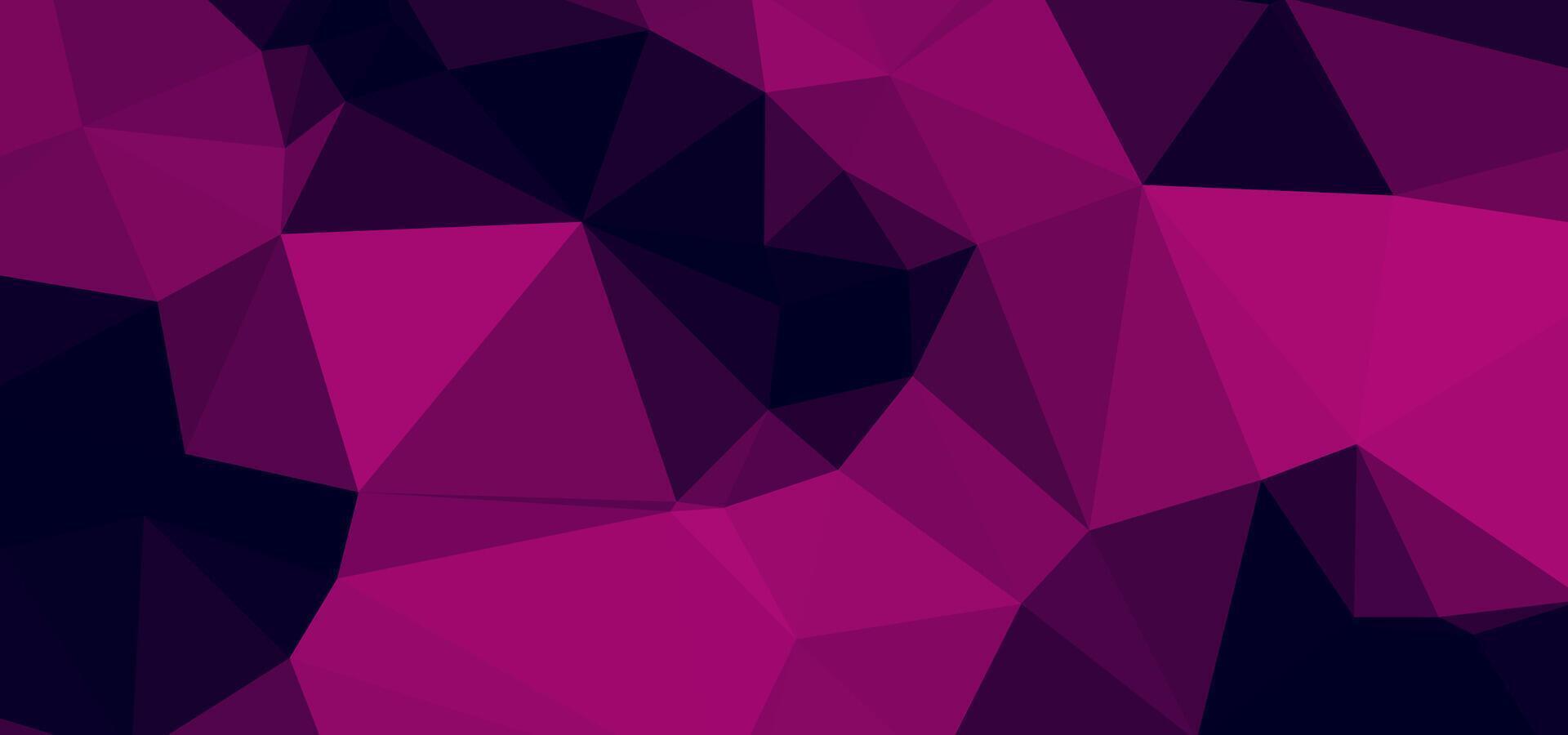 Dark purple polygonal abstract vector