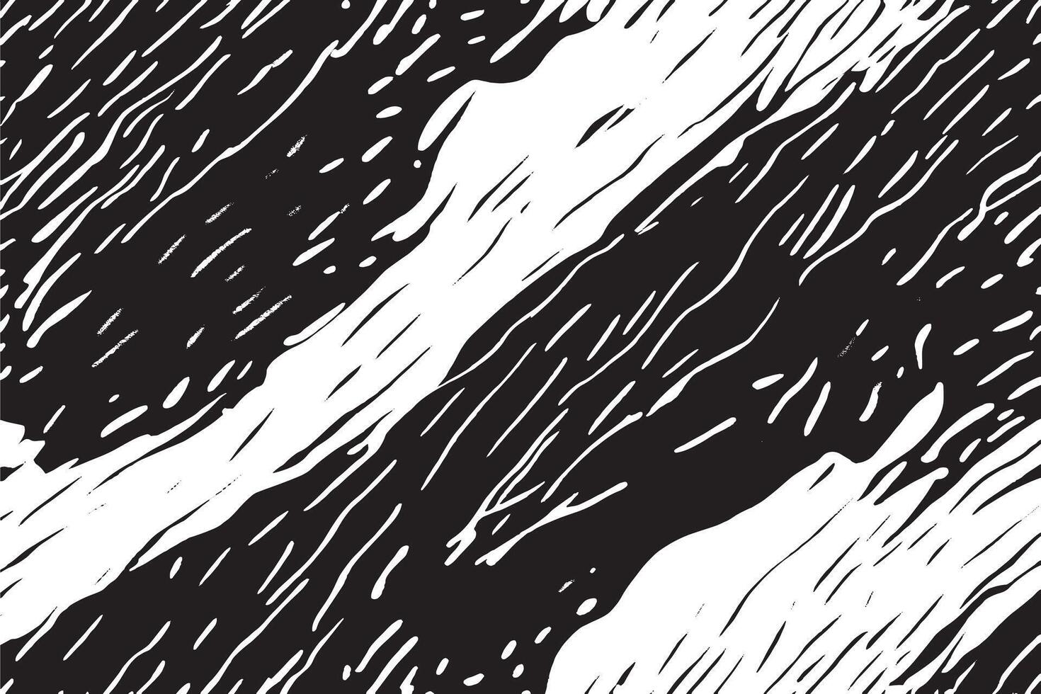 Bold black and white abstract print with dynamic flow lines. Perfect for modern wall art decor in any room. vector