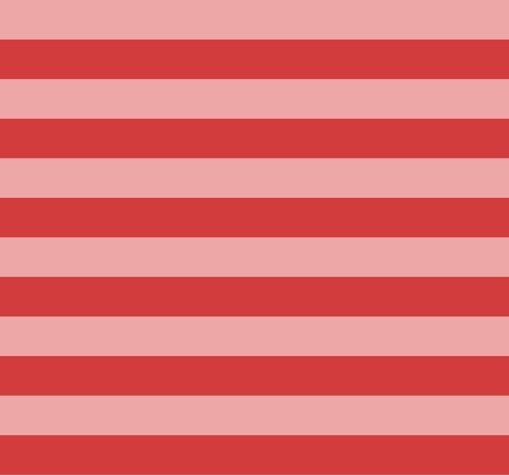 Seamless pattern of red and pink horizontal stripes background. vector