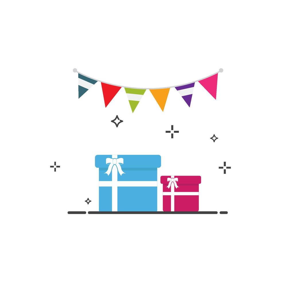 Two box icon vector