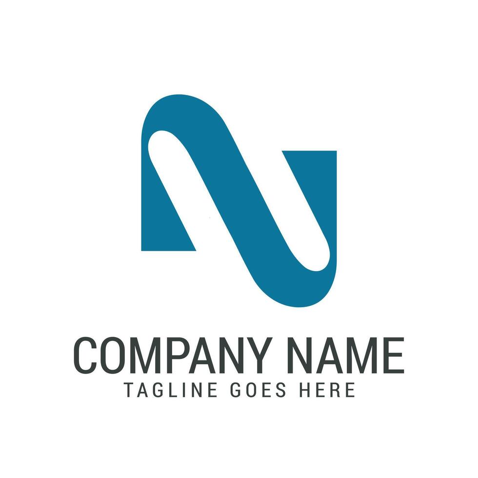 Creative Letter N Mdern, and Eloegant Logo Design Templates vector