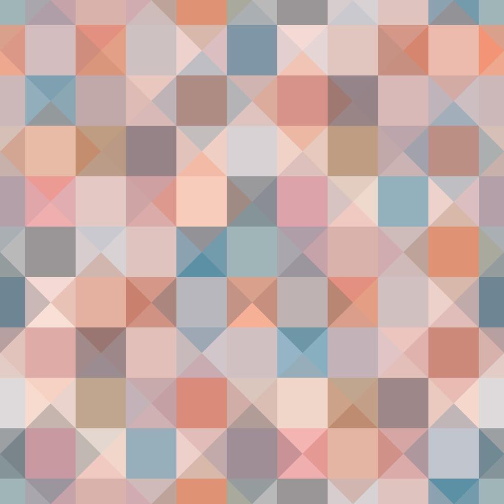Seamless pastel geometric pattern with translucent triangles and soft hues. Great for digital use, branding, backgrounds, and textile print design. vector