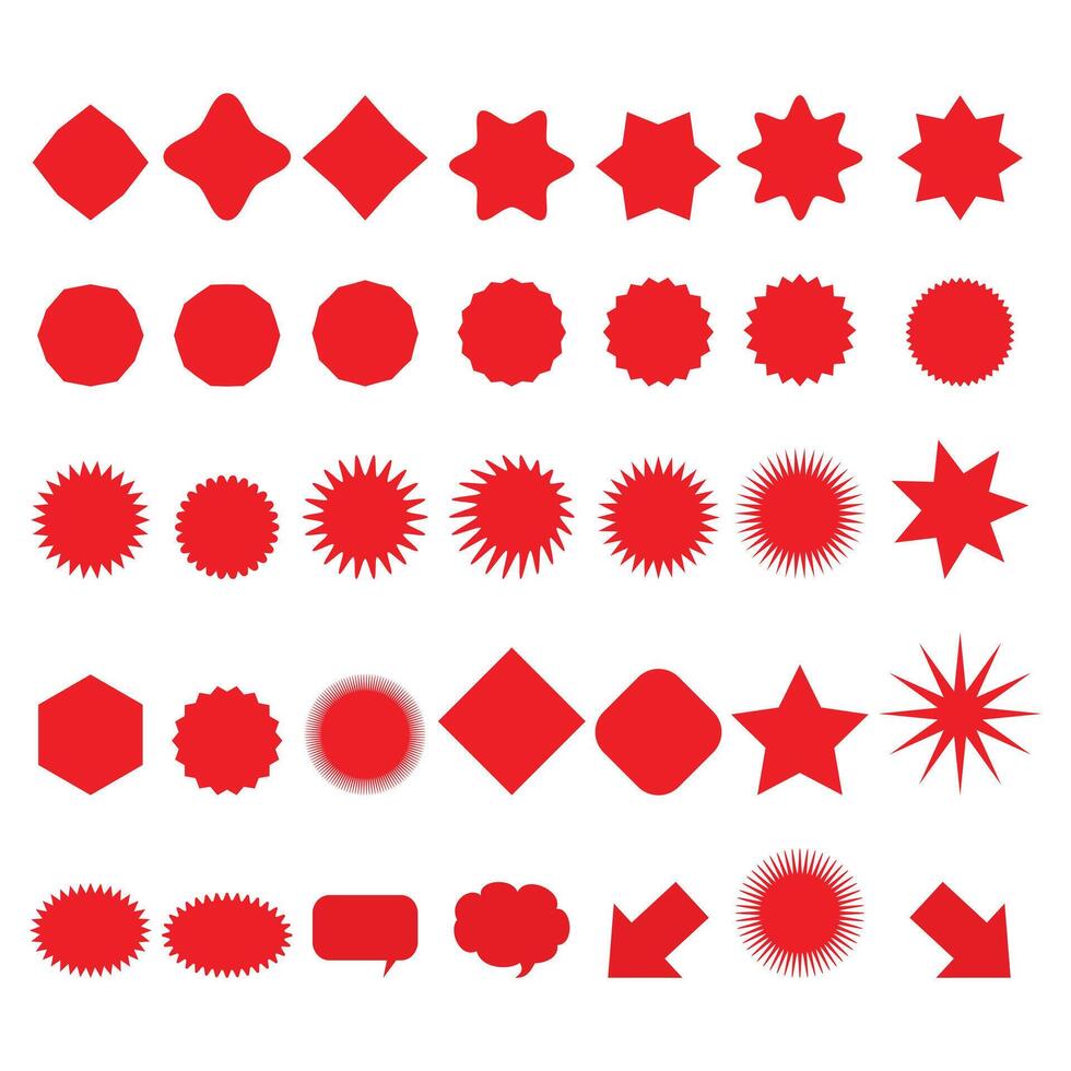 Starburst sale price stickers. Promo, sale, price offer badge sticker symbol. Promo, sale, price offer badge sticker symbol. Special offer price tag. vector