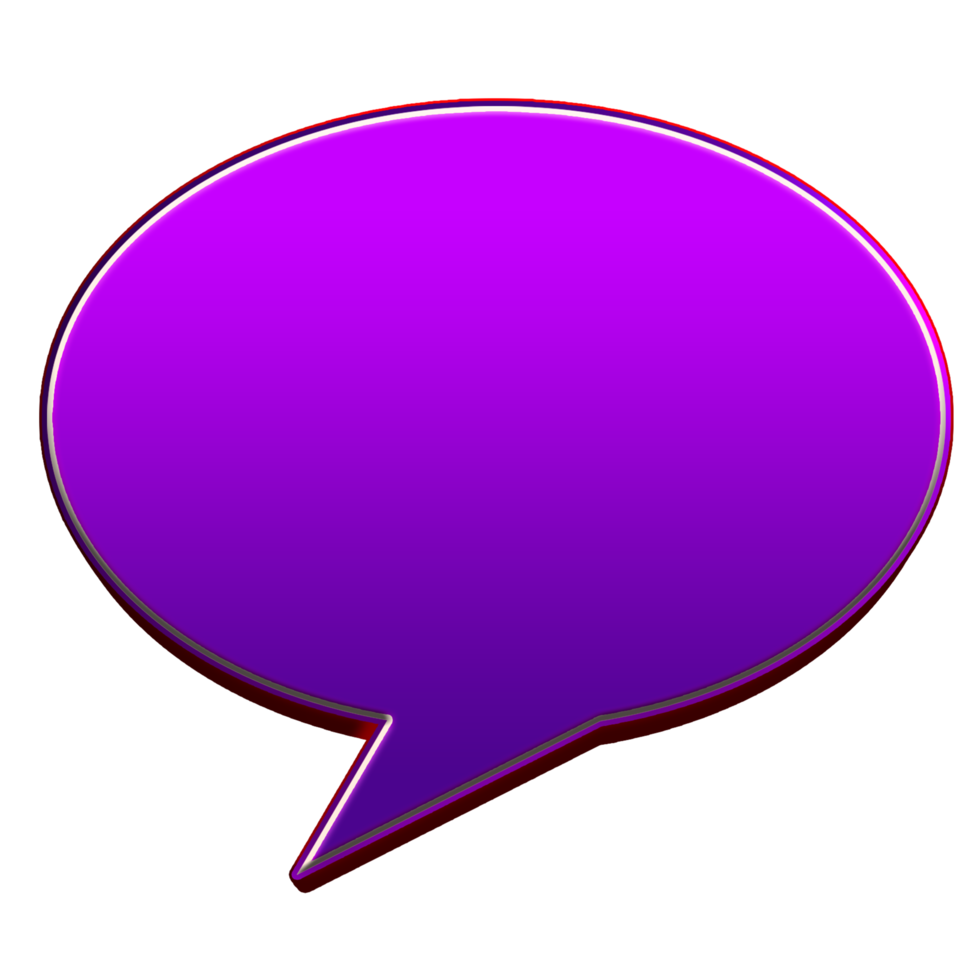 Pop Art Speech Bubble with Halftone Effect png